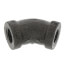 1/8" Black 45° Elbow