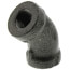 1/8" Black 45° Elbow