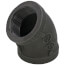 1-1/4" Black 45-Degree Elbow