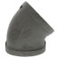 3" Black 45° Elbow