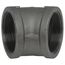 4" Black 45° Elbow