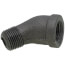 3/8" Black 45-Degree Street Elbow