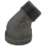 1" Black 45-Degree Street Elbow