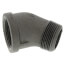 1-1/4" Black 45° Street Elbow