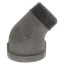 1-1/4" Black 45° Street Elbow