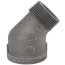 1-1/4" Black 45-Degree Street Elbow
