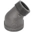 1-1/2" Black 45-Degree Street Elbow