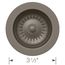 Color-Coordinated Metal Disposal Flange (Volcano Gray)