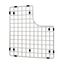 Stainless Steel Sink Grid for Performa 50/50 Sink - Left Bowl, 222429