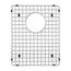 Stainless Steel Sink Grid for Quatrus 60/40 Sink - Small Bowl, 235959