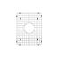 Stainless Steel Sink Grid for Precis 60/40 Low Divide Sink - Small Bowl, 236782
