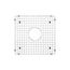 Stainless Steel Sink Grid for Precis 60/40 Low Divide Sink - Large Bowl, 236783