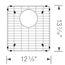Stainless Steel Sink Grid for Vintera 50/50 Sink, 239955