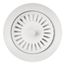 Color-Coordinated Metal Disposal Flange (White)