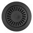 Color-Coordinated Metal Disposal Flange  (Anthracite)