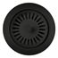 Color-Coordinated Metal Disposal Flange (Coal Black)