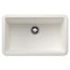 Ikon 30" x 19" Apron Single Bowl Kitchen Sink (White)