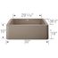 Ikon SILGRANIT 30" Single Bowl Apron-Front Farmhouse Sink - Truffle, 401777
