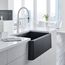 Ikon SILGRANIT 33" Single Bowl Apron-Front Farmhouse Sink - Anthracite, 401895