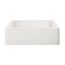 Ikon SILGRANIT 33" Single Bowl Apron-Front Farmhouse Sink (White)