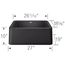 Ikon SILGRANIT 27" Single Bowl Apron-Front Farmhouse Sink - Anthracite, 402311