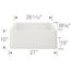 Ikon SILGRANIT 27" Single Bowl Apron-Front Farmhouse Sink - White, 402313