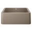 Ikon SILGRANIT 27" Single Bowl Apron-Front Farmhouse Sink - Truffle, 402318