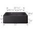 Ikon SILGRANIT 33" Double Bowl Apron-Front Farmhouse Sink with Low Divide - Anthracite, 402322