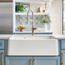 Ikon SILGRANIT 33" Double Bowl Apron-Front Farmhouse Sink with Low Divide - White, 402324