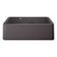 Ikon SILGRANIT 33" Double Bowl Apron-Front Farmhouse Sink with Low Divide - Cinder, 402326