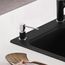 Lato Soap Dispenser - Chrome/Coal Black, 402574