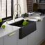 Ikon SILGRANIT 33" Single Bowl Apron-Front Farmhouse Sink - Coal Black, 402575