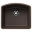Diamond 24" x 20.75" Single Bowl Kitchen Sink (Cafe Brown)