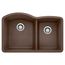 Diamond SILGRANIT 32" 60/40 Double Bowl Undermount Kitchen Sink - Café, 440177