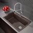 Diamond SILGRANIT 33.5" Super Single Dual Mount Kitchen Sink - Café, 440192