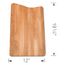 Wood Cutting Board for Diamond 70/30 Sink, 440227