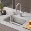 Stellar 28" Single Bowl Undermount Stainless Steel Kitchen Sink, 441024