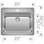 Essential 25" Single Bowl Drop-In Stainless Steel Laundry Sink - 1 Hole, 441078