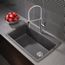 Diamond SILGRANIT 33.5" Super Single Dual Mount Kitchen Sink - Cinder, 441467
