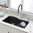 Diamond SILGRANIT 32" 60/40 Double Bowl Undermount Kitchen Sink with Low Divide - Anthracite, 441590