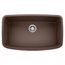 Valea 32" x 19" Super Single Bowl Kitchen Sink (Cafe Brown)
