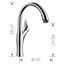 Artona Pull-Down Dual-Spray Kitchen Faucet - Chrome, 442038, 442038-BLANCO