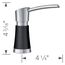 Artona Soap Dispenser - PVD Steel/Anthracite, 442049