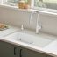 Precis SILGRANIT 30" Single Bowl Undermount Kitchen Sink (White)