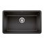 Precis SILGRANIT 30" Single Bowl Undermount Kitchen Sink  (Anthracite)