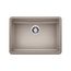 Precis SILGRANIT 25" ADA Single Bowl Undermount Kitchen Sink (Truflle)