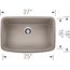 Valea SILGRANIT 27" Single Bowl Undermount Kitchen Sink - Truffle, 442549