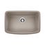 Valea SILGRANIT 27" Single Bowl Undermount Kitchen Sink - Truffle, 442549