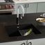 Precis SILGRANIT 24" Single Bowl Undermount Kitchen Sink (Coal Black)
