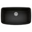 Valea SILGRANIT 32" Super Single Undermount Kitchen Sink - Coal Black, 442942
